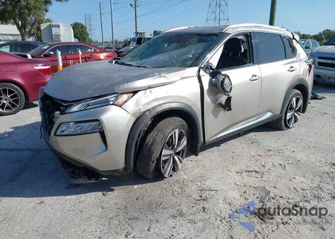 2021 Nissan Rogue Sl Fwd из США, поврежденный, VIN JN8AT3CA6MW020858